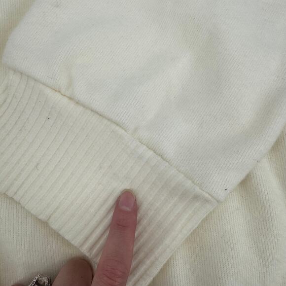 ASOS Design Women's 2XL Ivory Cream Turtleneck Soft Knit Pullover Sweater - Picture 7 of 9